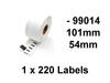 Dymo 99014 Forsendelses/navneskilt etiketter 101mm*54 mm 220 labels kompatibel