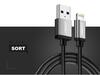 UGreen USB 2.0 lightning kabel 1m (MFi) sort
